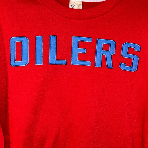๐๐๏ธ Houston Oilers Retro Marquee NFL Football
Pullover Sweatshirt ๐๏ธ๐ - Picture 3 of 16